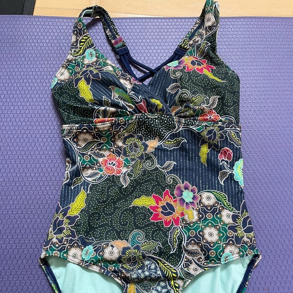 prAna Women's Marina D-Cup Underwire One Piece -UPF 50+